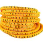 شماره سیم حلقوی 0 تا 9 برای سیم 10 تا 16 مدل EC3 (بسته 100 عددی)