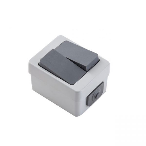 کلید روکار دو پل پارت الکتریک مدل برکه کلید روکار دو پل پارت الکتریک مدل برکه