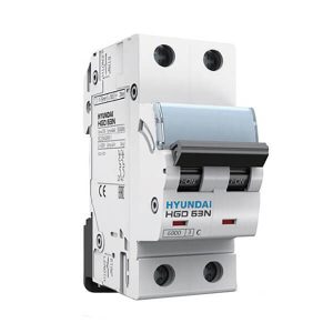 کلید مینیاتوری 63 آمپر دو پل هیوندای