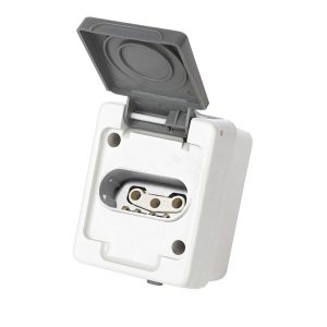 پریز روکار سه فاز بارانی پارت الکتریک مدل برکه