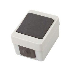 کلید زنگ روکار بارانی پارت الکتریک مدل برکه