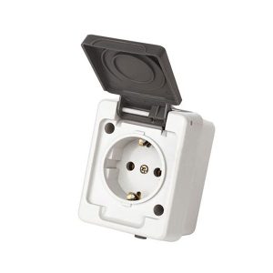 پریز روکار بارانی ارت دار پارت الکتریک مدل برکه