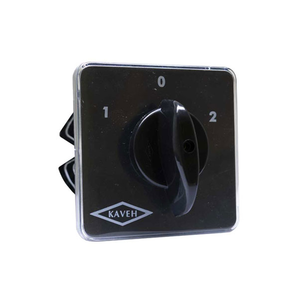 کلید گردان چپگرد راستگرد سه فاز 100 آمپر الکترو کاوه KA10008 کلید گردان چپگرد راستگرد سه فاز 100 آمپر الکترو کاوه KA10008