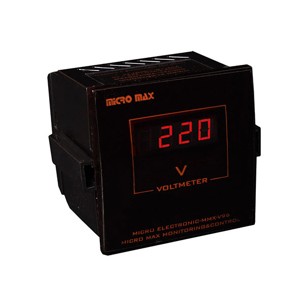 ولت متر دیجیتال تک فاز (96*96) میکرومکس ولت متر دیجیتال تک فاز (96*96) میکرومکس