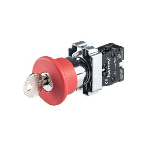 شاسی قارچی قفل شو سوئیچ دار آی سوییچ مدل XB2-BS142