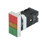 شاسی استارت استپ دوبل چراغدار آی سوییچ مدل XB2-BW8485