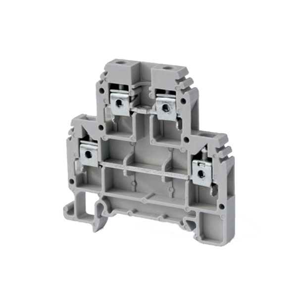 ترمینال ریلی دو طبقه سایز 4 رعد مدل DRTP2.5/4 ترمینال ریلی دو طبقه سایز 4 رعد مدل DRTP2.5/4