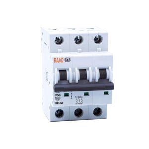 کلید مینیاتوری سه پل 50 آمپر تیپ C رعد