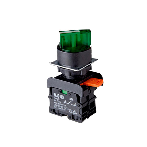 کلید سلکتوری یکطرفه ثابت چراغدار رعد کلید سلکتوری یکطرفه ثابت چراغدار رعد