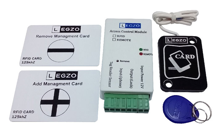 ماژول درب بازکن کارتی ریموتی لگزو مدل DB201