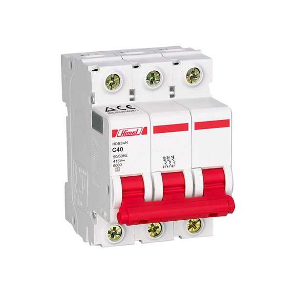 کلید مینیاتوری سه پل 25 آمپر هیمل کلید مینیاتوری سه پل 25 آمپر هیمل