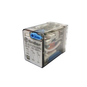 رله شیشه ای دو کنتاکت 10 آمپر 24VDC فیندر