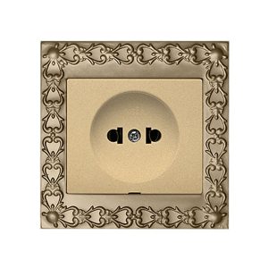 پریز برق آسیا الکتریک مدل الماس لوکس
