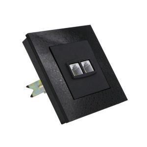 پریز تلفن دو سوکت پارت الکتریک مدل پارلا
