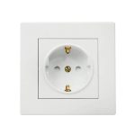 پریز ارت دار با مغزی سرامیکی پارت الکتریک مدل تابش کد 5157