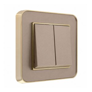 کلید دو پل ایران الکتریک مدل ارس طرح متال